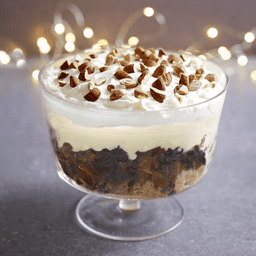 Cooked Christmas Pudding Trifle
