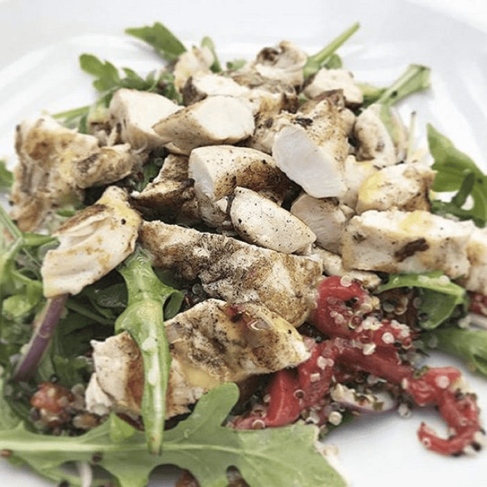 Chicken Quinoa Greek Salad recipe image