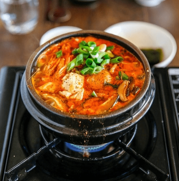 Sundubu Jjigae (Korean Spicy Soft Tofu Stew) recipe image