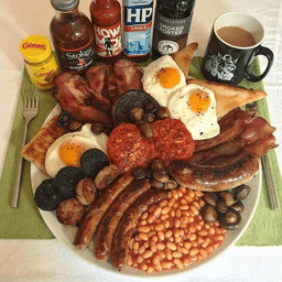 Cooked Full English Breakfast