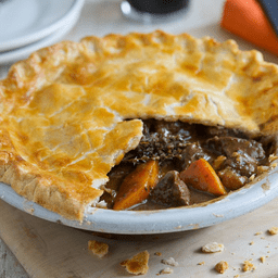 Cooked Beef and Mustard Pie